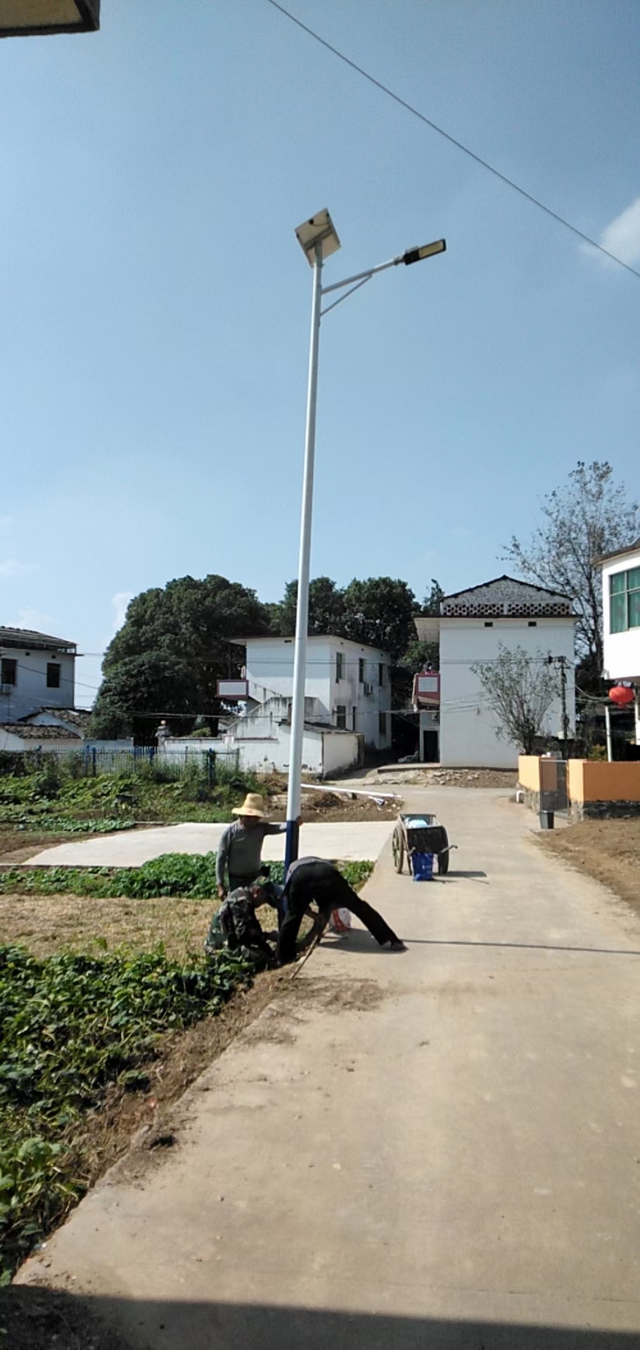 Toothbrush-shape Solar Street Light